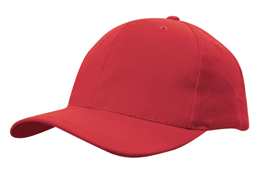 Brushed Heavy Cotton With Snap Back in Red