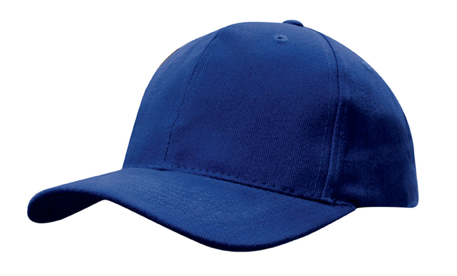 Brushed Heavy Cotton With Snap Back in Royal