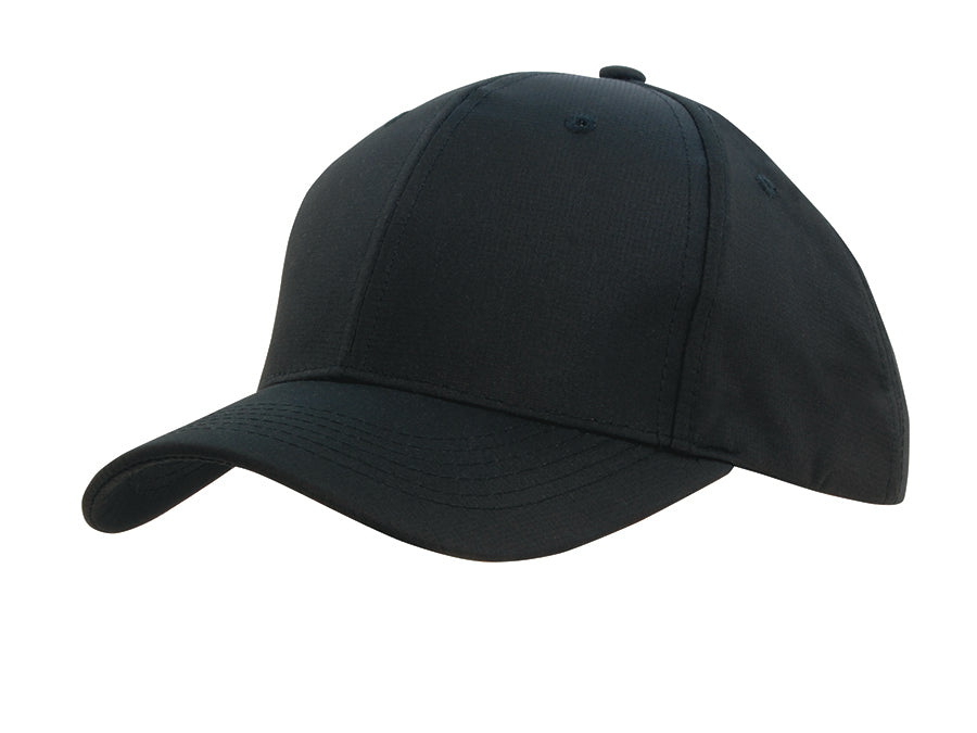 Sports Ripstop Cap in Black