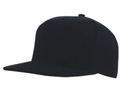 Premium American Twill A Frame Cap in Black