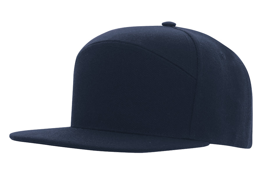 Premium American Twill A Frame Cap in Navy