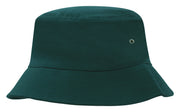 Brushed Sports Twill Bucket Hat in Bottle