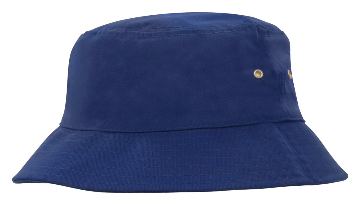Brushed Sports Twill Bucket Hat in Royal