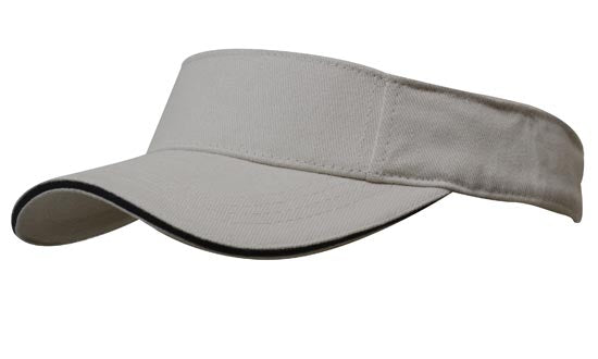 Brushed Heavy Cotton Visor
