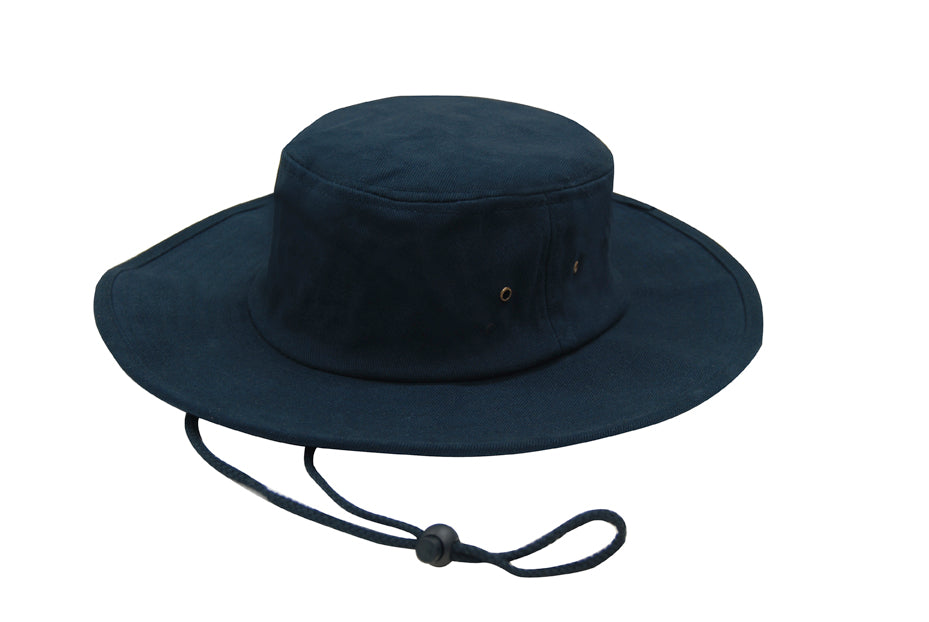 Brushed Heavy Cotton Hat in Navy