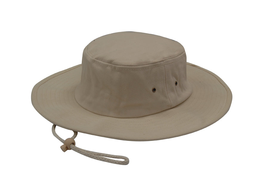Brushed Heavy Cotton Hat in Natural