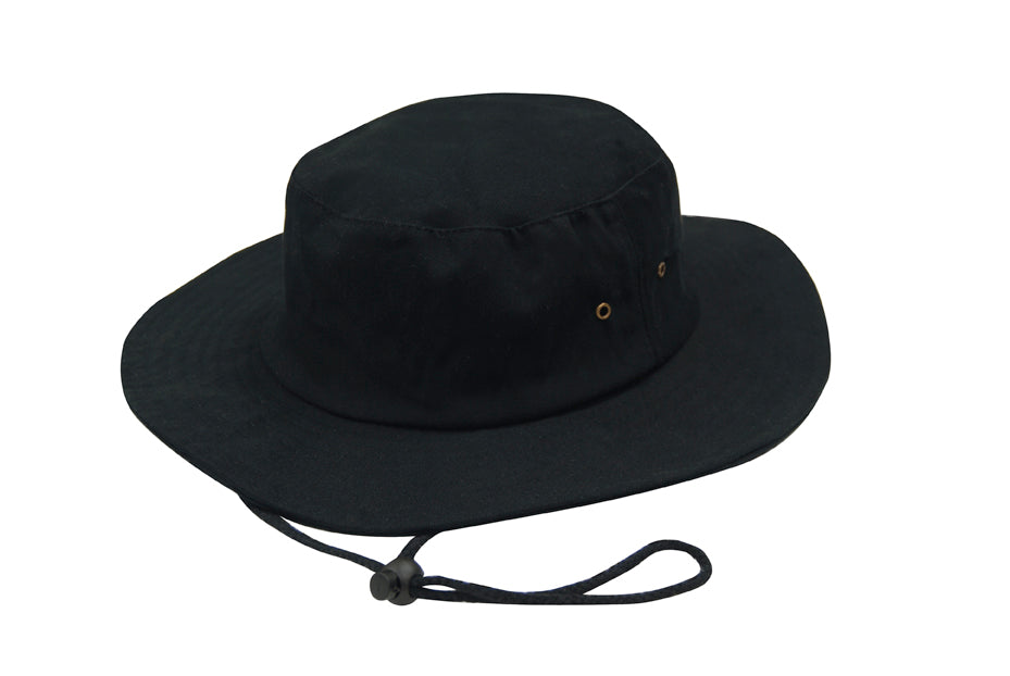 Brushed Heavy Sports Twill Hat in Black