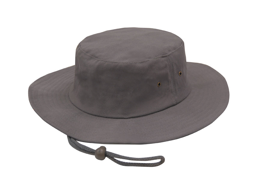 Brushed Heavy Sports Twill Hat in Charcoal