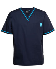 JB's Contrast Unisex Scrubs Top