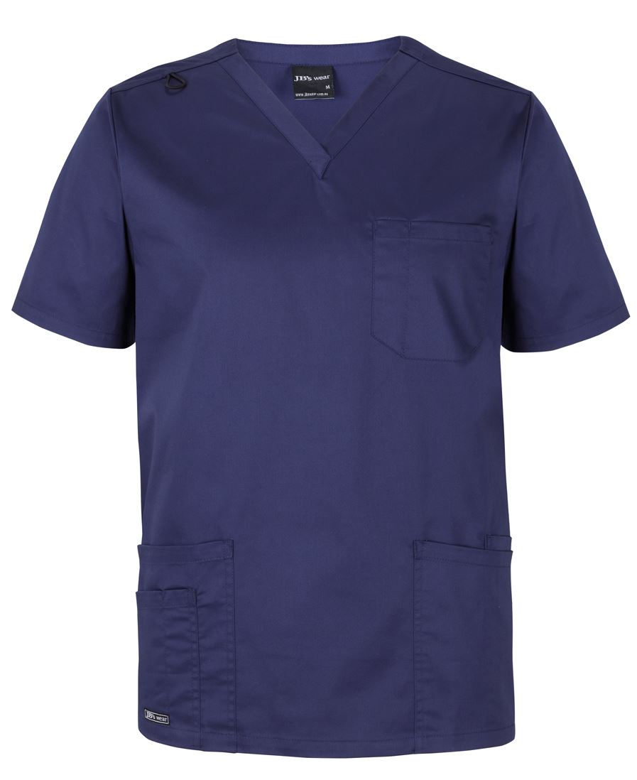 JB's Unisex Premium Scrubs Top Deep Cobalt