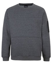 JB's 350 Premium Trade Crew Neck Fleece Char