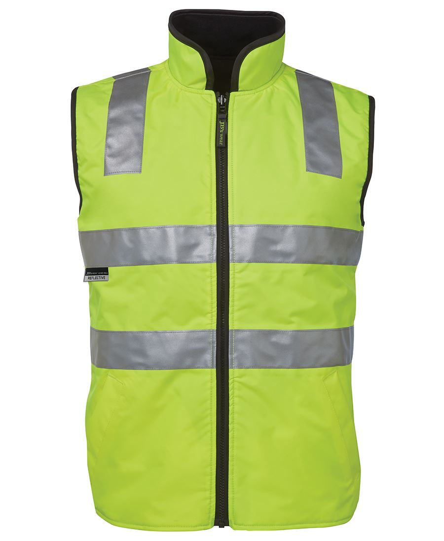 6D4RV JB's HV 4602.1 (D+N) Rev Vest - Lime/Black