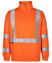 6DAQF JB's NSW/QLD Rail (D+N) X-Back 1/2 Zip Fleece - Orange