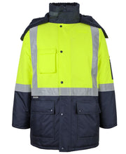 6DFJ JB's HV (D+N) Freezer Jacket - Lime/Navy