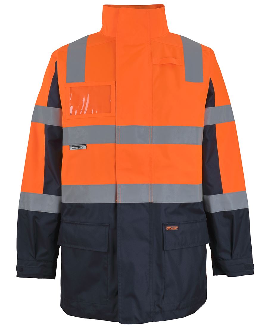 6Dncj JB's HV (D+N) Visionary Jacket - Orange/Navy