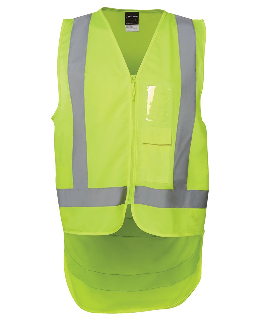 6DNDV JB's HV Zip Drop Tail H Pattern (D+N) Vest - Lime