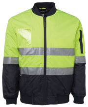 6DNFJ JB's HV (D+N) Flying Jacket - Lime/Navy