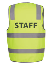 6DNS6 JB's HV (D+N) Safety Vest Print Staff - Lime