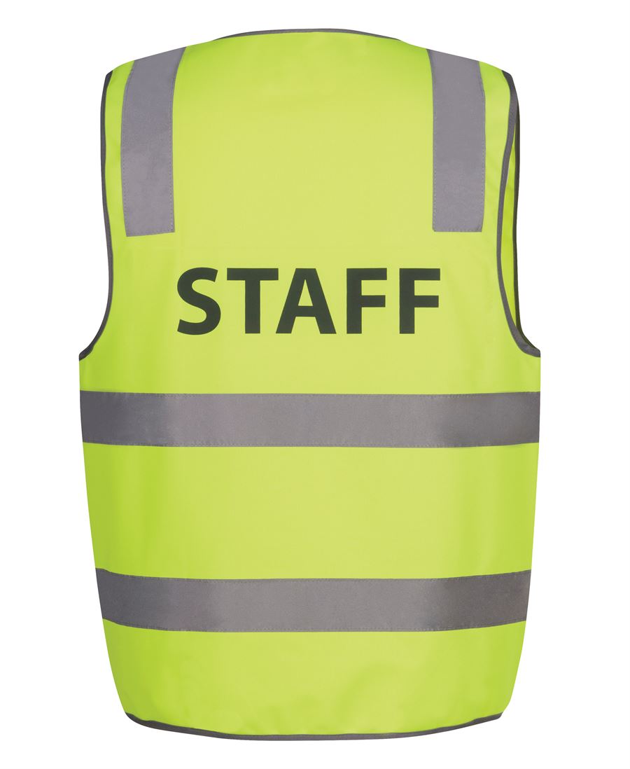 6DNS6 JB's HV (D+N) Safety Vest Print Staff - Lime