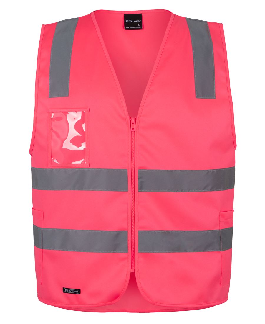 6Dnsz JB's HV (D+N) Zip Safety Vest - Pink