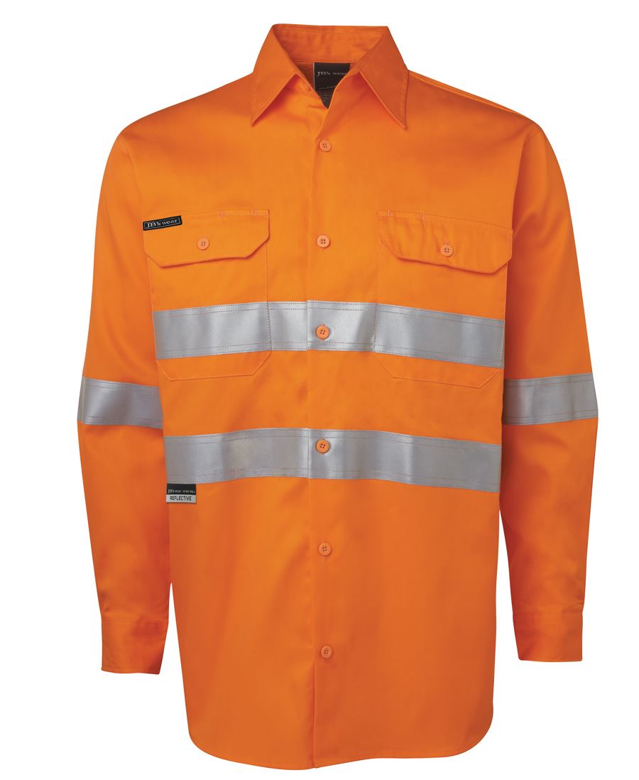 6Dnwl JB's HV (D+N) L/S 150G W/Shirt - Orange