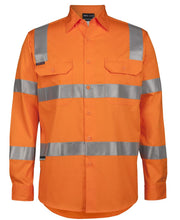 6DNWR JB's HV (D+N) L/S 150G VIC Rail W/Shirt - Orange