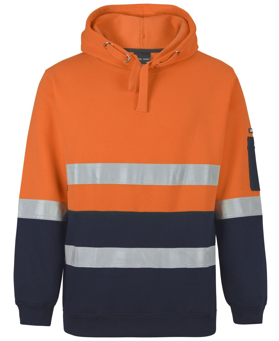 6Dpoh JB's HV (D+N) Pull Over Hoodie - Orange/Navy