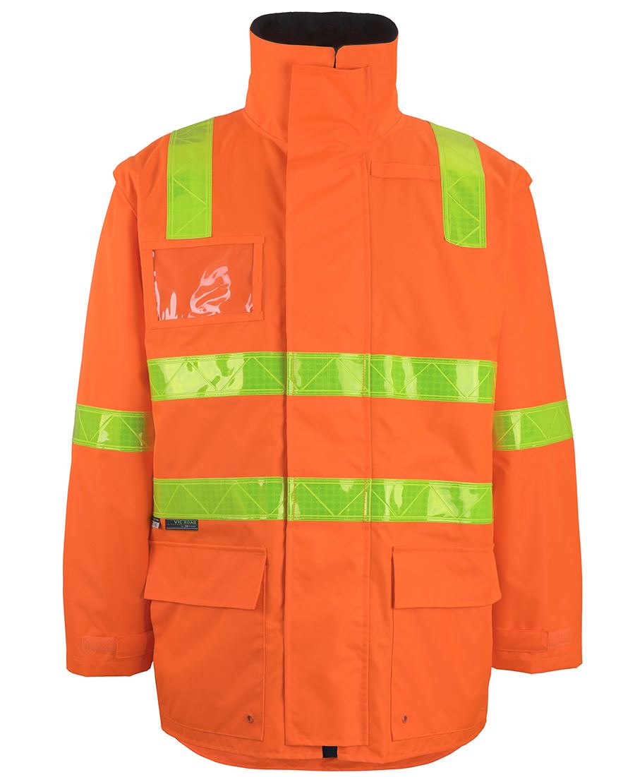 6DVRL JB's VIC Road (D+N) Zip Off Sleeve L/Line Jacket - Orange