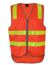 6DVRV JB's VIC Road (D+N) Zip Safety Vest - Orange