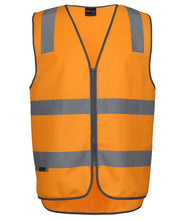6DVTV JB's Aust. Rail (D+N) Zip Safety Vest - Orange