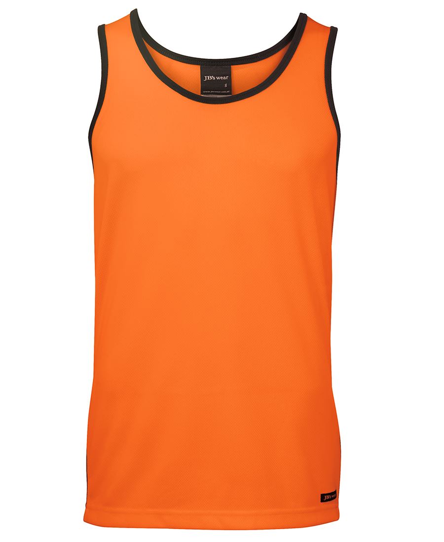 6Hcs4 JB's HV 4602.1 Contrast Singlet - Orange/Navy