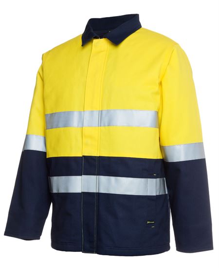 6HD4JYN JB's HV (D+N) Cotton Jacket - Yellow/Navy