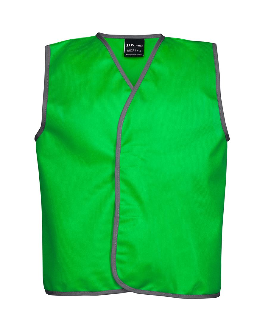 6Hfu JB's Kids Coloured Tricot Vest Red - 0-02 - Pea Green