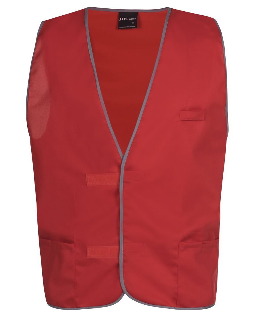 6Hfv JB's Coloured Tricot Vest - Red