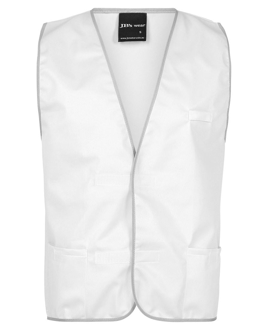 6Hfv JB's Coloured Tricot Vest - White