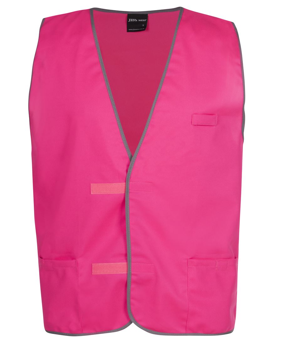 6Hfv JB's Coloured Tricot Vest - Hot Pink