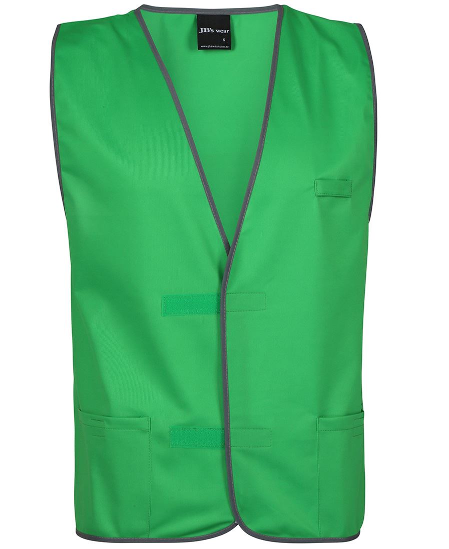 6Hfv JB's Coloured Tricot Vest - Pea Green