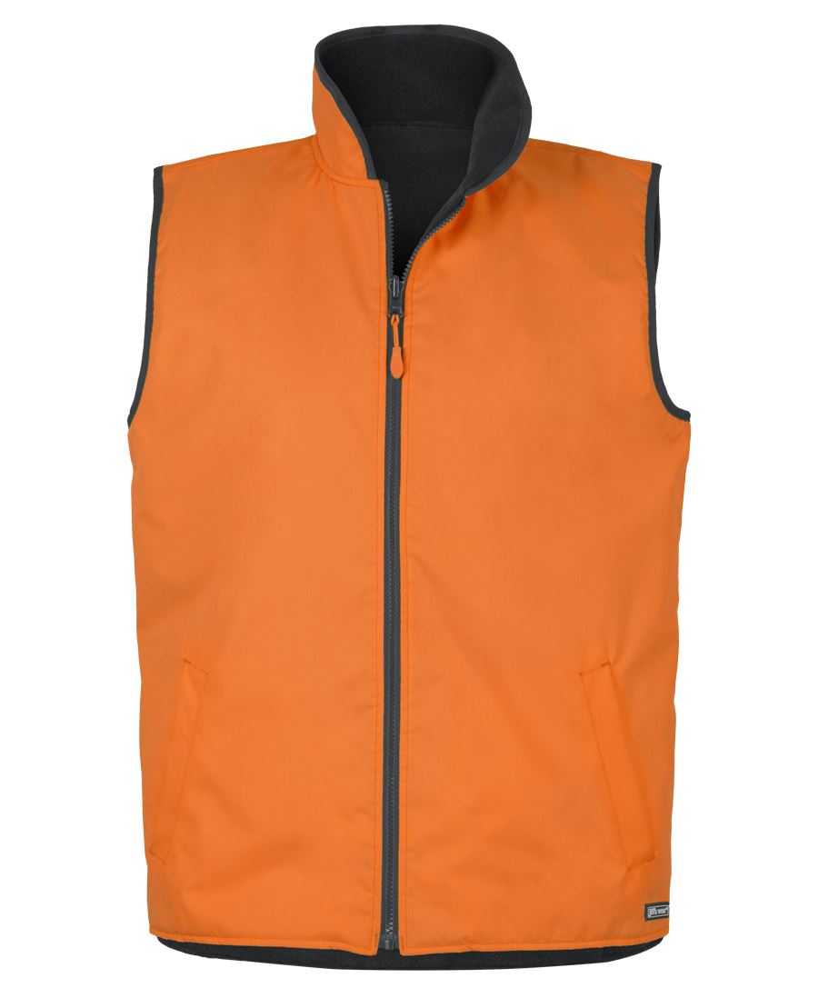 6Hrv JB's HV 4602.1 Reversible Vest - Orange/Navy