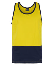 6HTCS JB's HV Cotton Singlet - Yellow/Navy