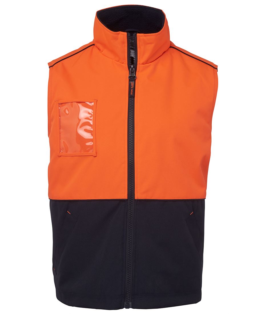 6Hvav JB's HV A.T. Vest - Orange/Navy