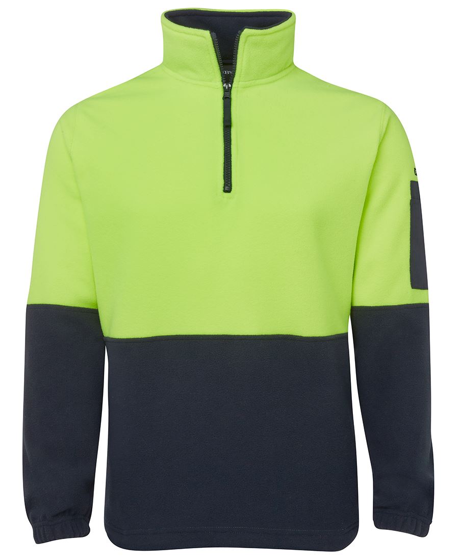 6Hvpf JB's HV 1/2 Zip Polar - Lime/Navy