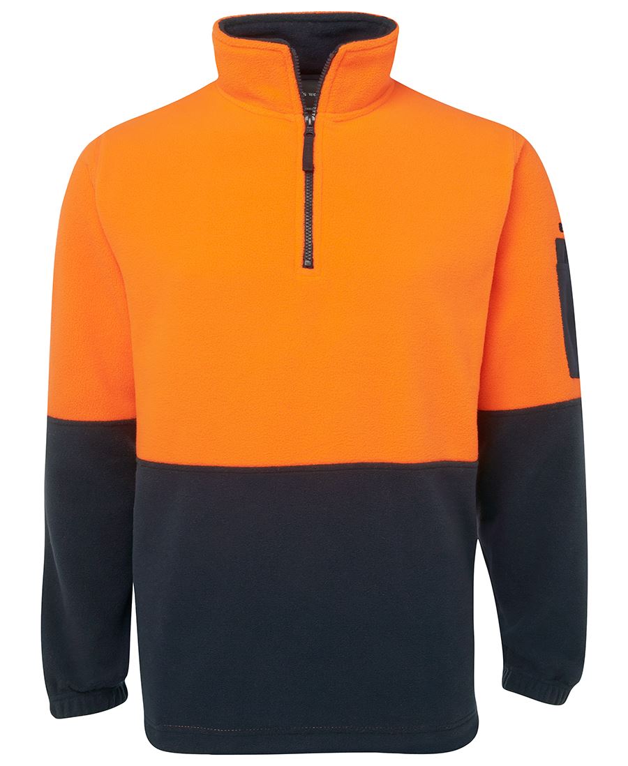 6Hvpf JB's HV 1/2 Zip Polar - Orange/Navy