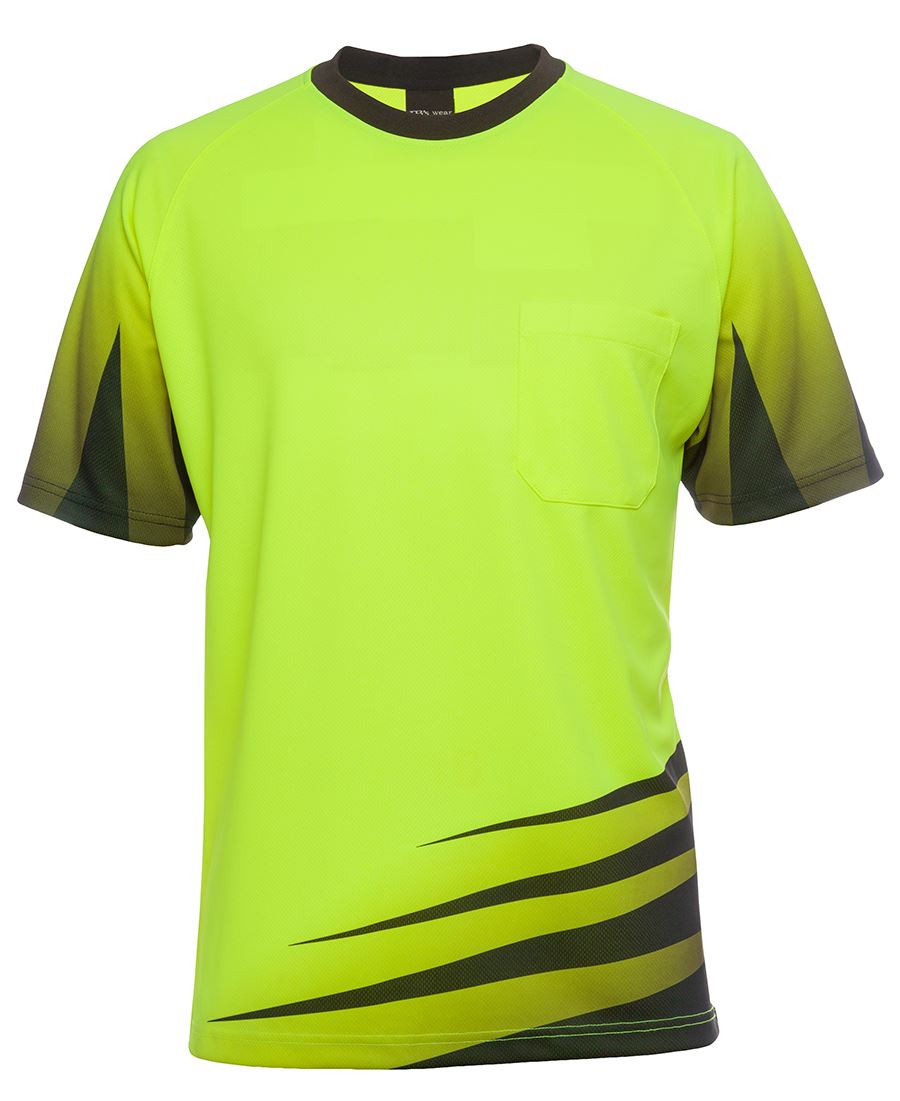 6HVRT JB's HV S/S Rippa Sub Tee - Lime/Black