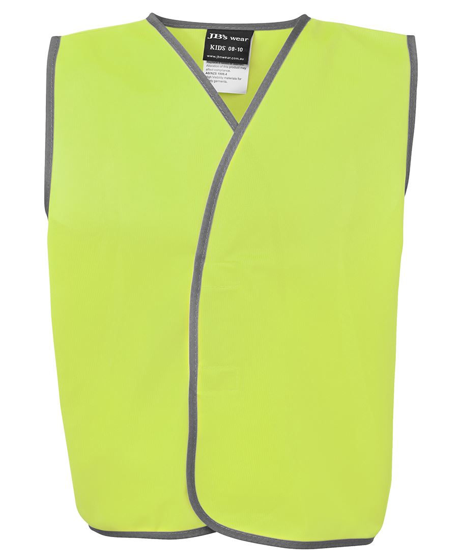 6HVSU JB's HV Kids Safety Vest Lime - 0-02 - Lime