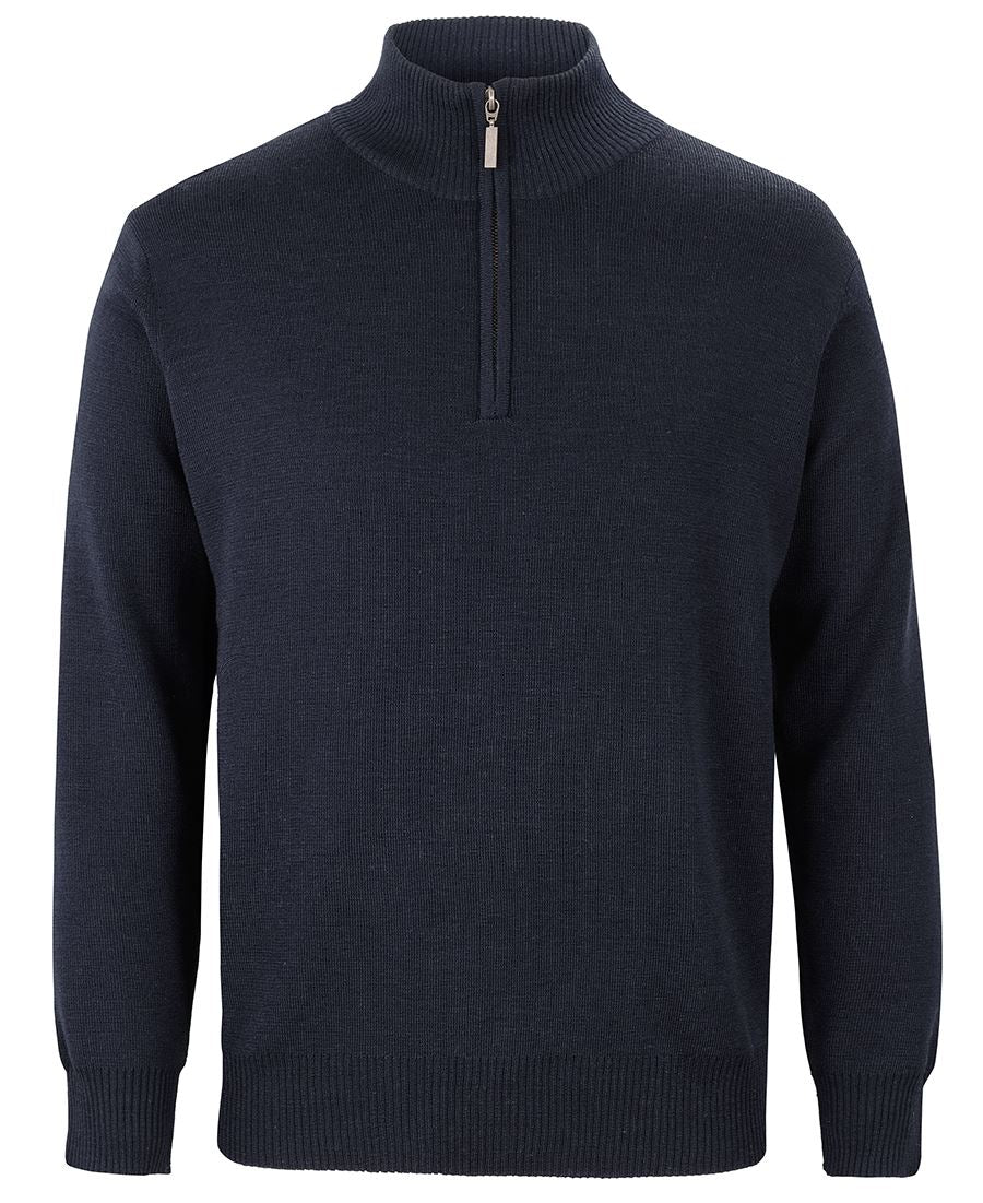 6JHZ JB's Mens Corporate 1/2 Zip Jumper