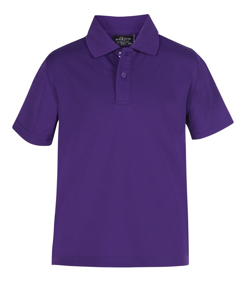 7KSP Podium Kids S/S Poly Polo