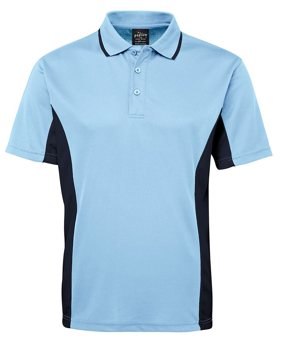 Podium C/Trast Polo Lt Blue/Navy