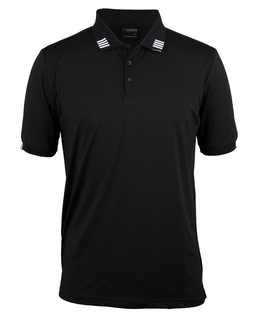 7S4P Podium 4 Stripe S/S Stretch Polo