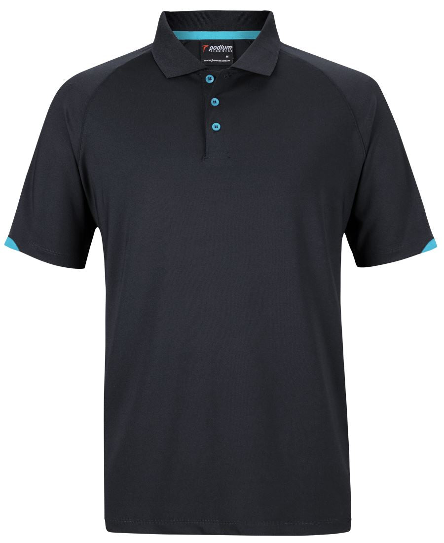 7STC Podium Contrast Stretch Polo