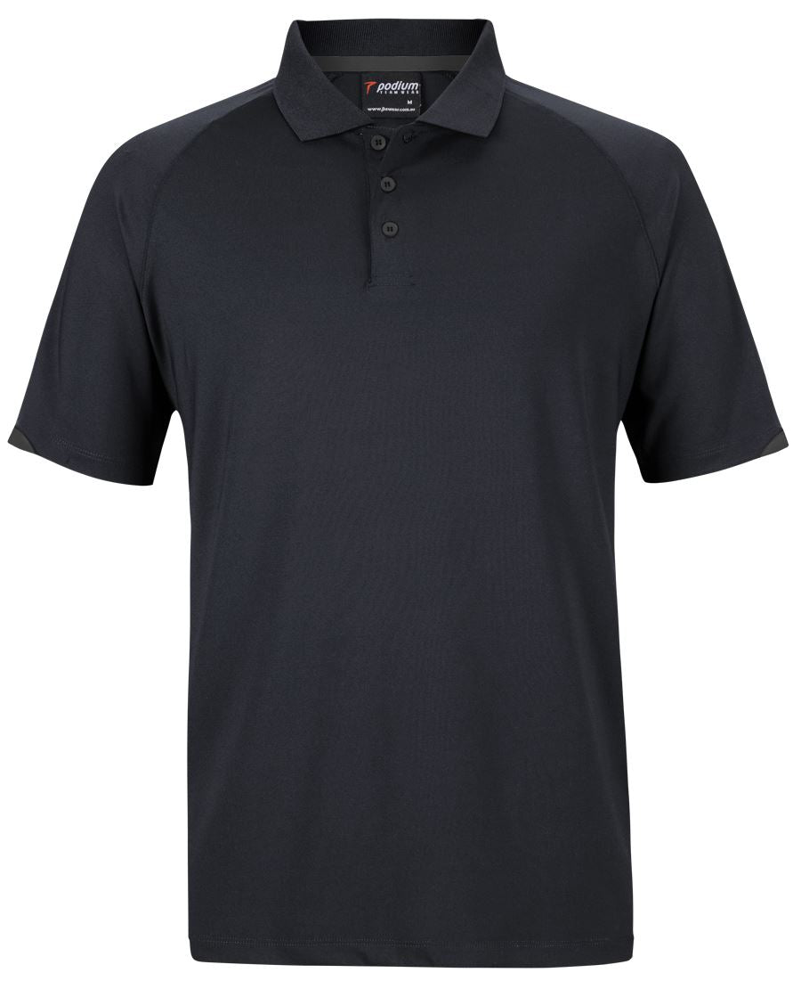 7STC Podium Contrast Stretch Polo